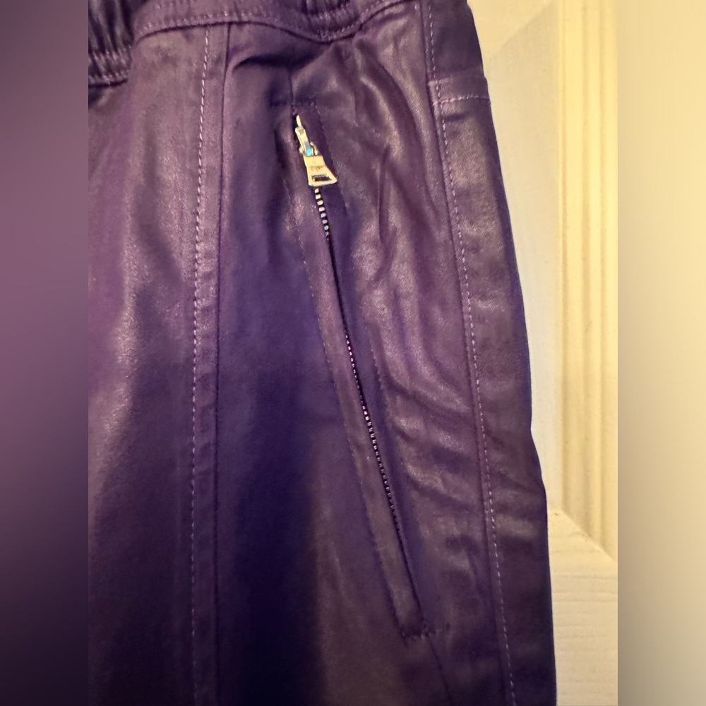 Cotton Citizen London Jogger Pants in Coated Purple Women’s Size Small - Picture 11 of 15